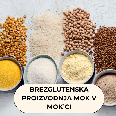 Proizvodnja mok in kaš brez glutena pri nas