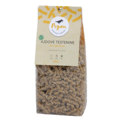 Testenine iz ajde in zlatih lanenih semen Pegan eko, 250 g