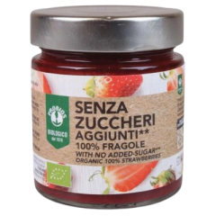 100% sadni namaz jagoda, brez dodanega sladkorja, brez pektina eko, 215 g