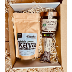 Darilni paket Kava, namaz in čokolada