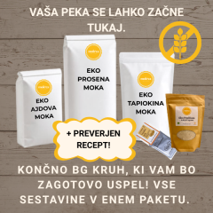 Paket - moj prvi brezglutenski kruh