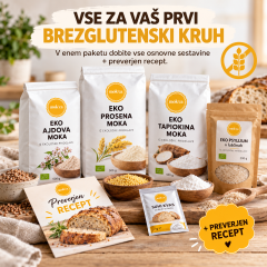 Paket - moj prvi brezglutenski kruh