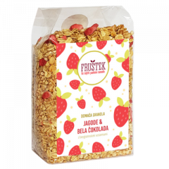 Granola z jagodami in belo čokolado, 350 g