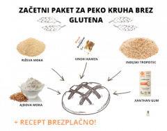 Začetni paket za peko brezglutenskega kruha