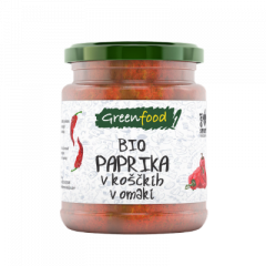 Paprika v koščkih v omaki eko, 260 g