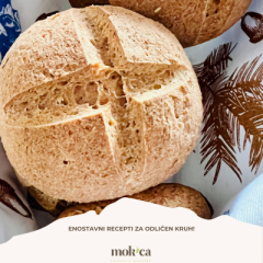 E-knjiga receptov za peko brezglutenskega kruha z drožmi