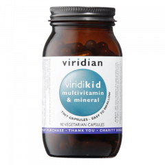 Viridikid multivitamini in minerali za otroke (90 kapsul)