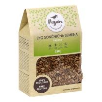 Kaljena sončnična semena Pegan eko, 250 g