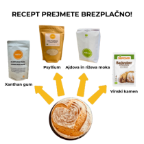 Paket za enostavno peko brezglutenskega kruha 